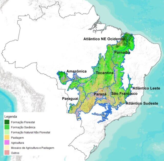 Nascem no Cerrado 8 das 12 principais bacias hidrográficas do Brasil