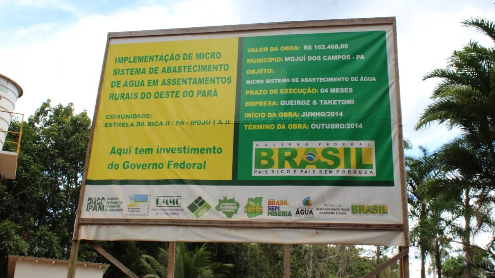 Projeto Nossa Água: melhorando a qualidade de vida da população rural do oeste do Pará