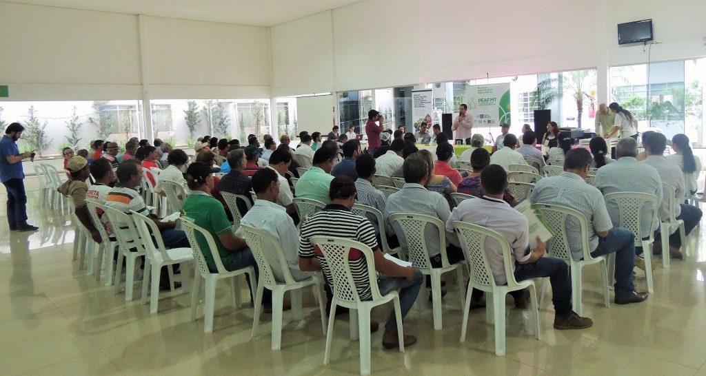 Participantes de 16 municípios contribuíram na etapa de Guarantã do Norte do Plano Estadual da Agricultura Familiar. Foto: Sucena Shkrada Resk/ICV