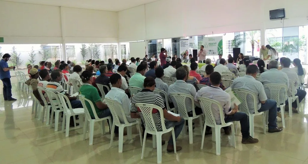 Participantes de 16 municípios contribuíram na etapa de Guarantã do Norte do Plano Estadual da Agricultura Familiar. Foto: Sucena Shkrada Resk/ICV
