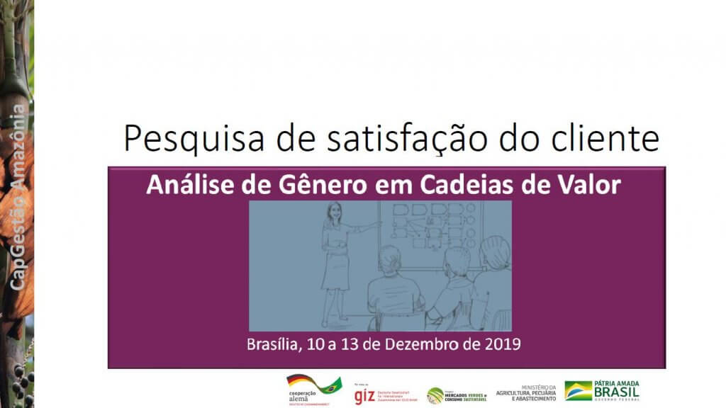 A apresentação traz um questionário que pode ser usado pelo prestador de serviços para que ele conheça a percepção da sua clientela sobre aquilo que oferta. 