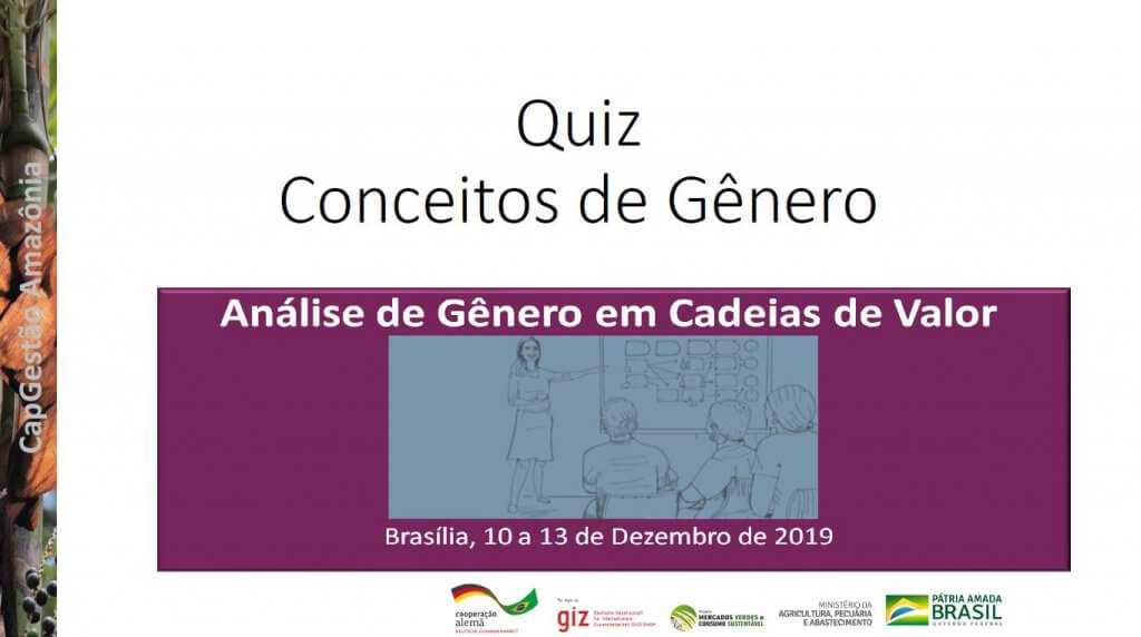 Quiz sobre Conceitos de Gênero