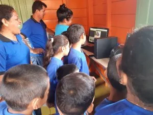 Infocentro no Assentamento Cristalino II — Foto: Denise Nascimento/IPAM