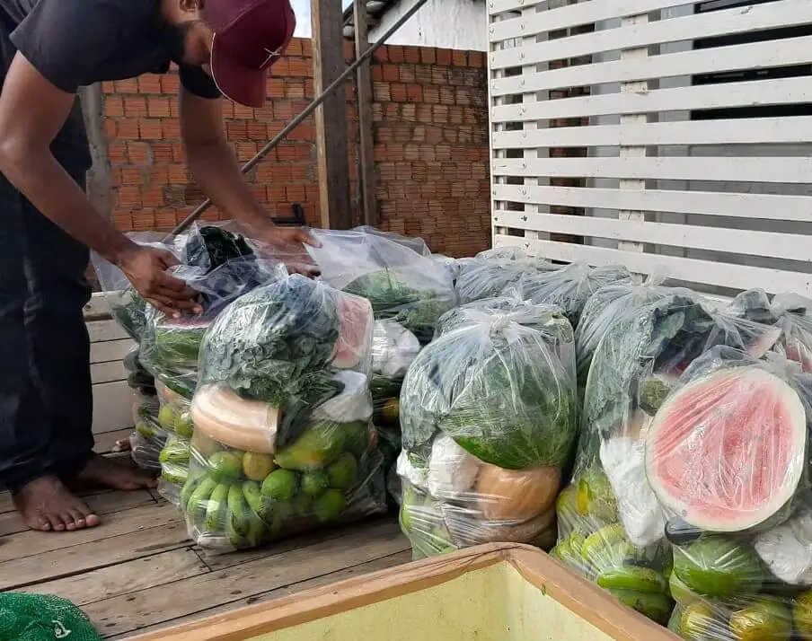 290 cestas foram entregues até agora pela campanha #SomosTodosAmazônia