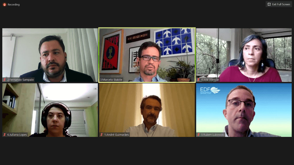 Transmissão online do evento LCAW. Foto: Divulagação/IPAM