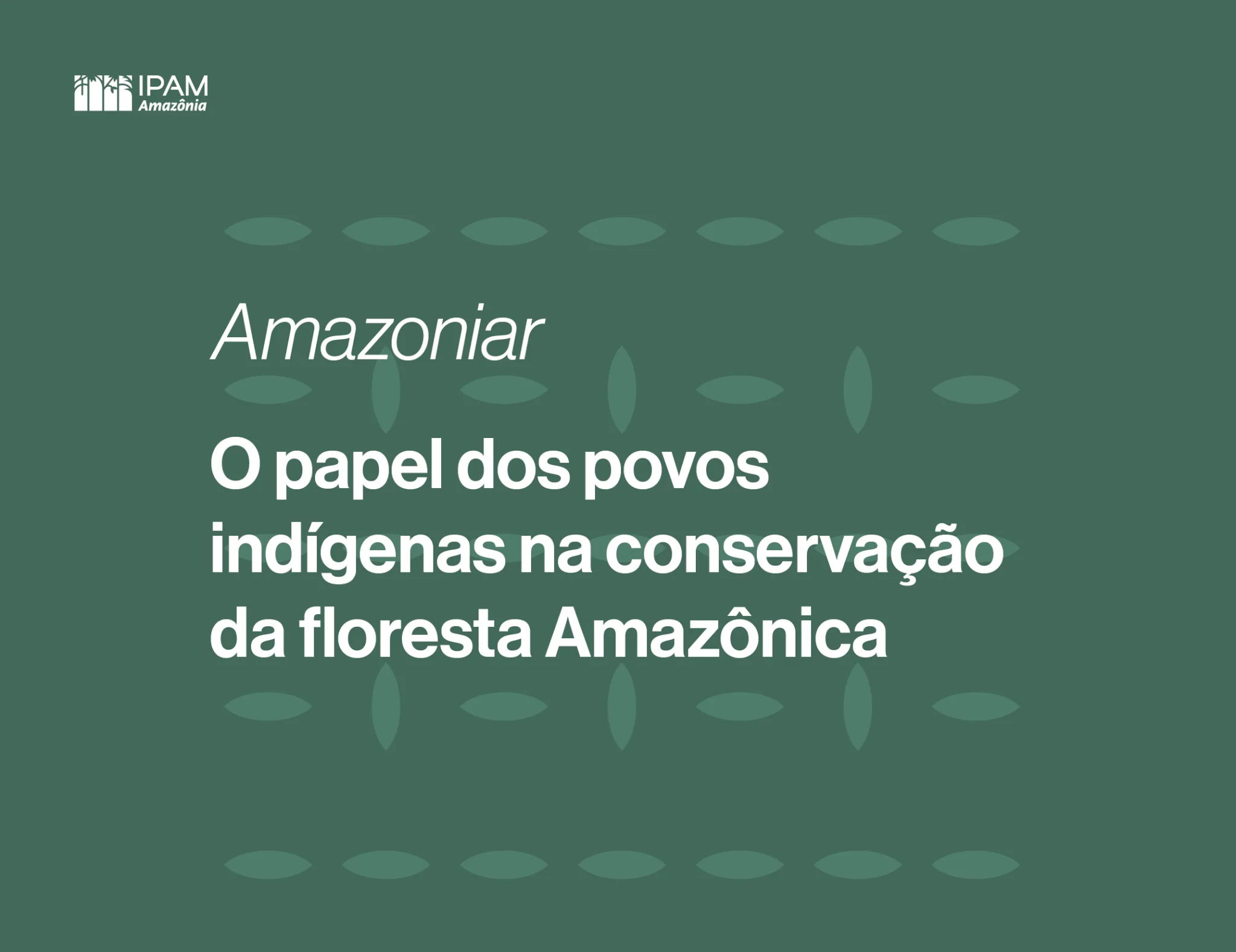 What do the indigenous people have to do with the standing forest?