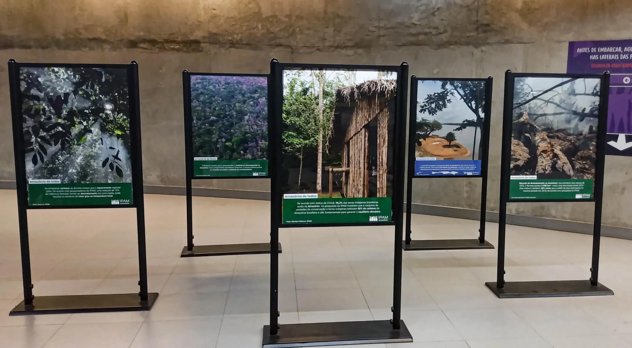 IPAM promove exposição sobre a Amazônia no metrô de São Paulo