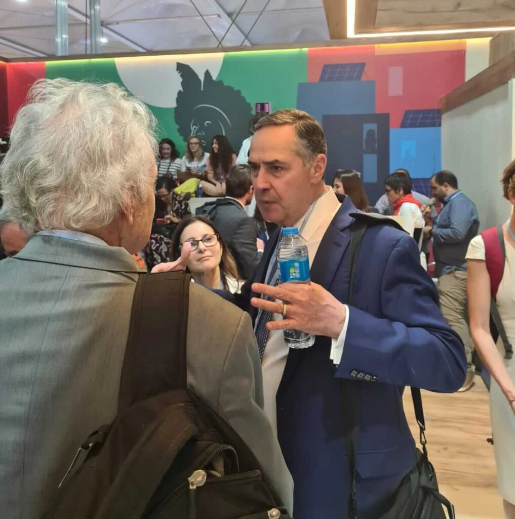 No Brazil HUB, Barroso criticou também afirmações negacionistas sobre clima e meio ambiente. Foto: Divulgação/IPAM