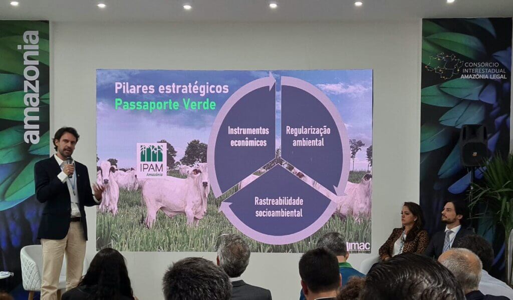 Coordenador regional do IPAM em Mato Grosso, Richard Smith fala sobre contribuições do IPAM para Passaporte Verde. Foto: Marcelo Freitas/IPAM