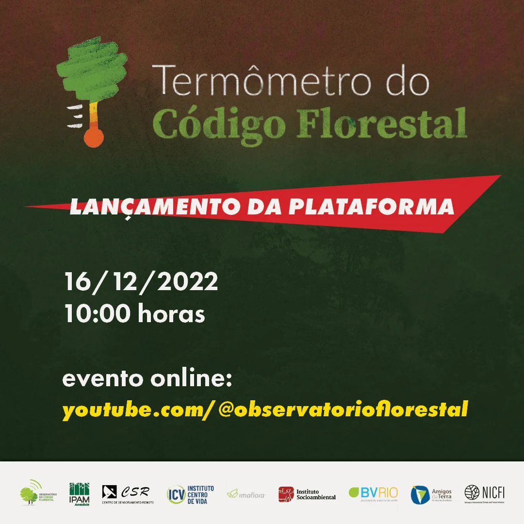 Plataforma vai medir cobertura vegetal sob a ótica do novo CF brasileiro