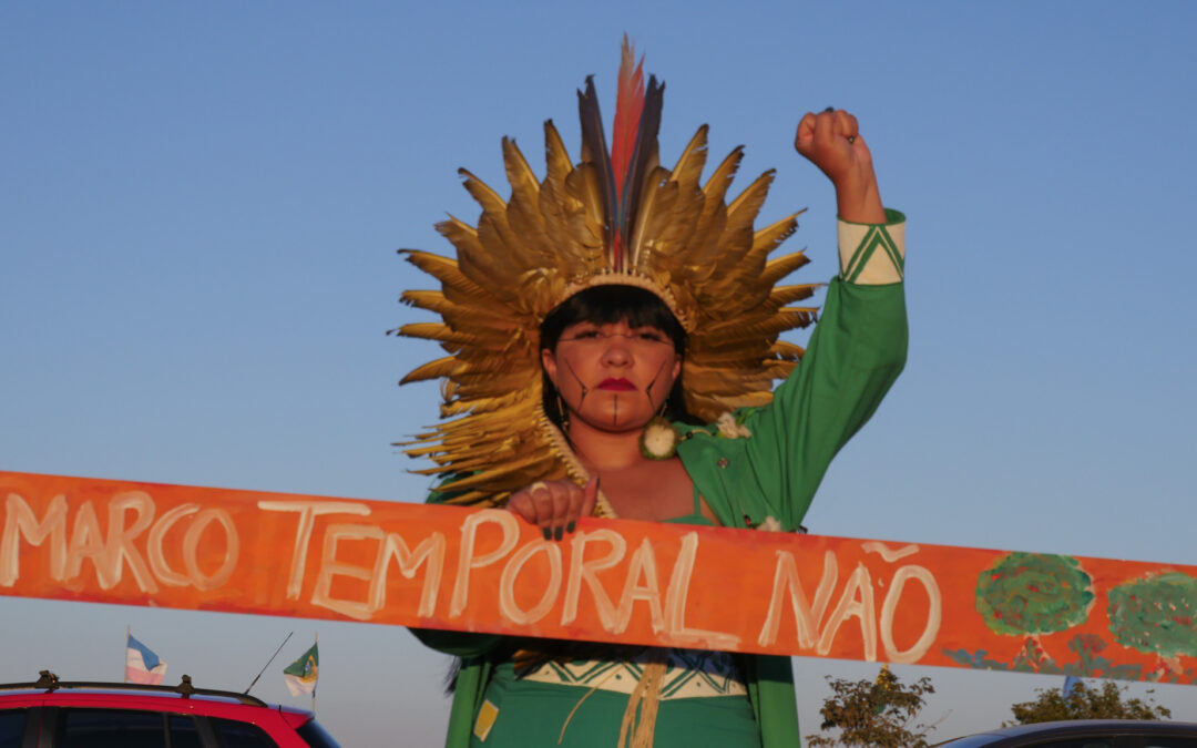 Manifestantes vão às ruas contra o desmonte ambiental no Congresso