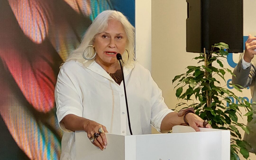 “Não adianta olhar pra gente sem olhar nos nossos olhos”, diz Fafá na COP28