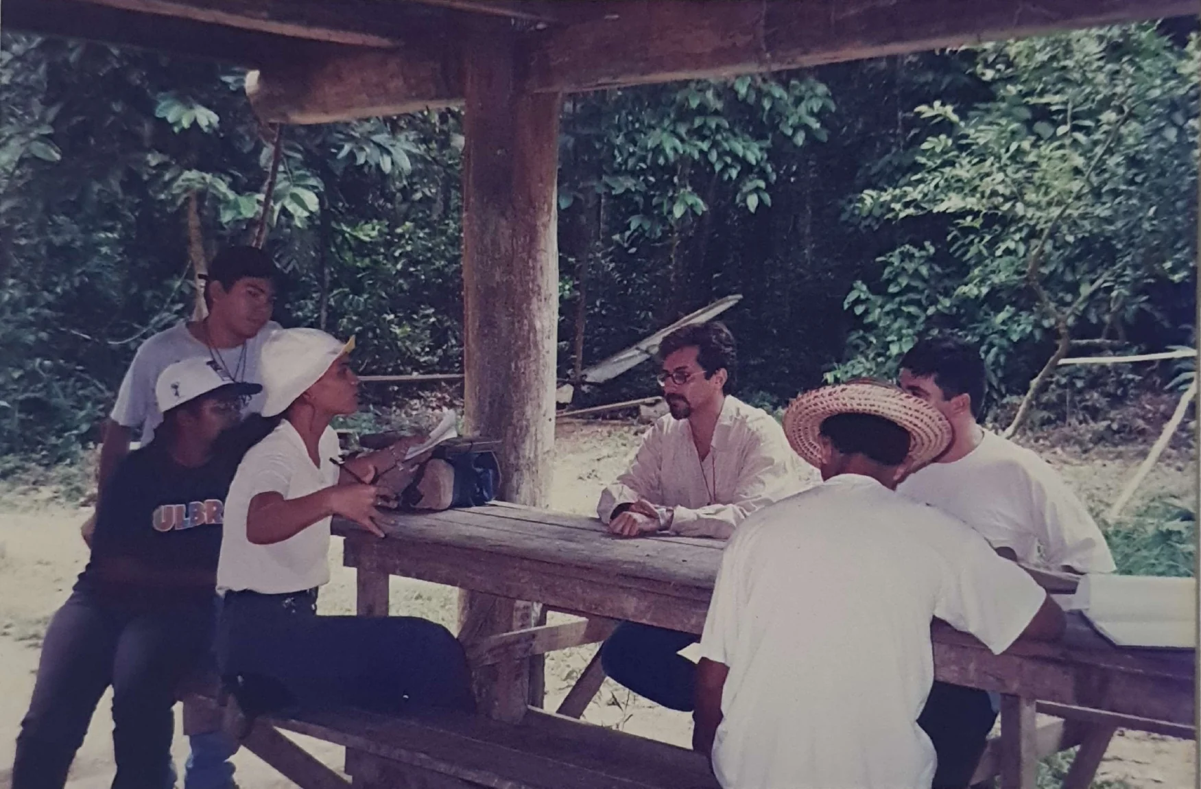 Paulo Moutinho, cofundador do IPAM, em curso de campo para alunos da UFPA (Universidade Federal do Pará), em 1998.