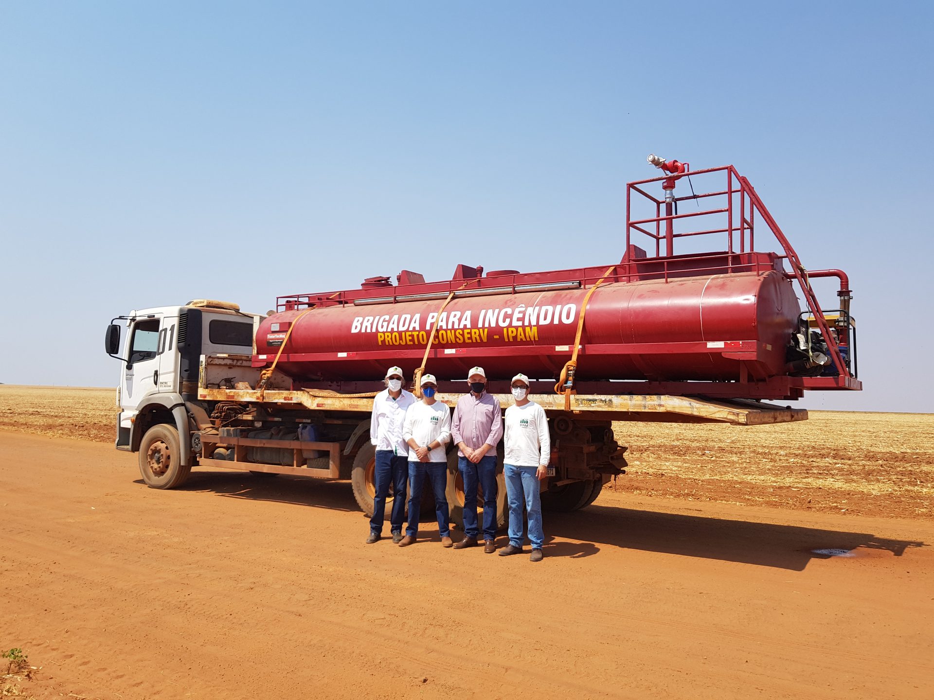 Caminhão pipa comprado por produtor beneficiado pelo CONSERV com remuneração da iniciativa (Sara Leal/IPAM)