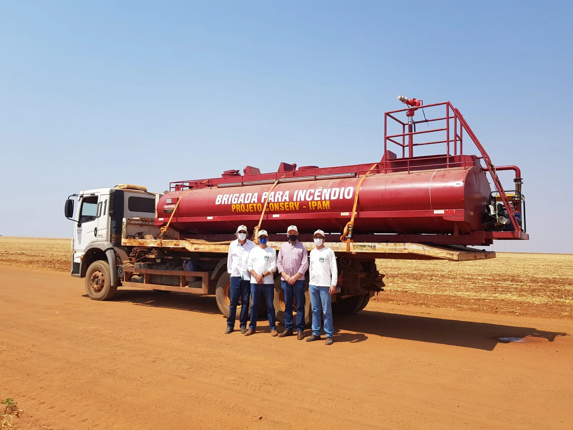 Caminhão pipa comprado por produtor beneficiado pelo CONSERV com remuneração da iniciativa (Sara Leal/IPAM)