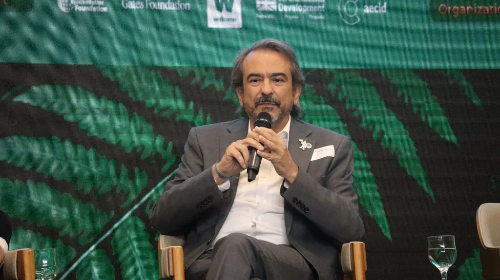 André Lima na Conferência Global de Clima e Saúde.