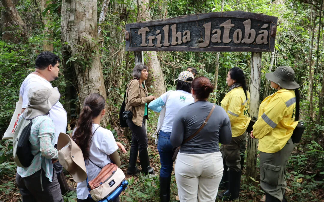 Comunicadores conhecem in loco cenário do fogo em Rebio e TI do Maranhão