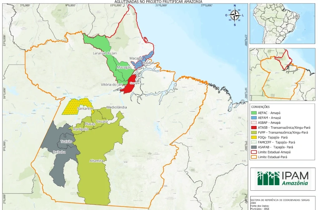Projeto Frutificar Amazônia – Área de atuação